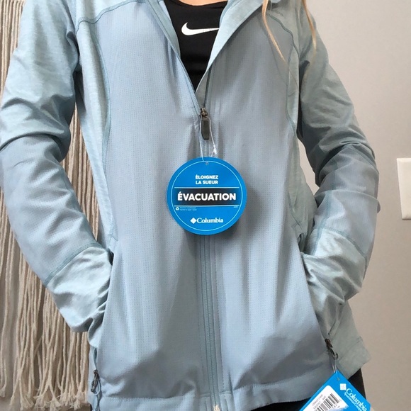 columbia blue zip-up - Picture 3 of 5